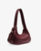 Bolso hobo mediano cordones burdeos Ganni